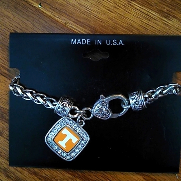 Collegiate Products - University of Tennessee Silver Tone Bracelet - OS - Picture 1 of 3